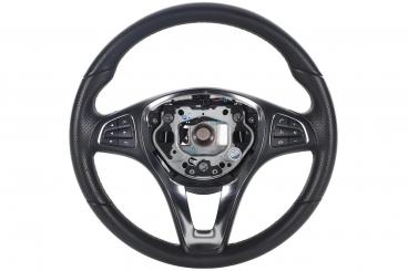 Steering wheel LEATHER/MFL/ASH 