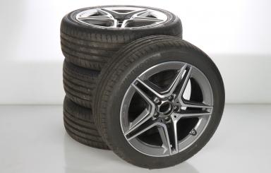 Alloy rims and tires set HANKOOK/VentusS1Evo2 AMG 5 - wheel hub 