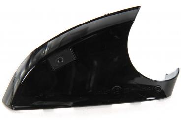 Right black outside mirror housing with logo projection 