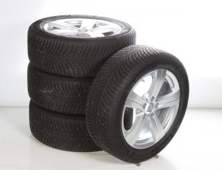 Alloy rims and tires set MICHELIN/PilotAlpin5 5 - wheel drive 