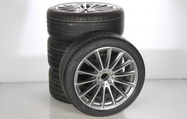 Alloy rims and tires set PIR/PZero AMG multi-spoke wheel 