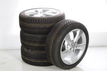 Alloy rims and tires set  DUNLOP/WinterSport4D 5 - spoke wheel 
