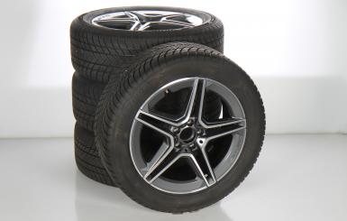 Alloy rims and tires set BRIDGE/BLIZZAKLM001 AMG 5 - front w 