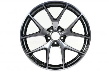 Aluminum rim, AMG cross-spoke wheel 