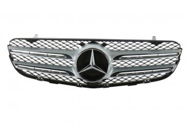 Radiator grille with Mercedes star 