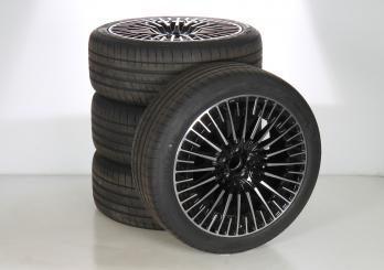 Alloy rims and tires set GOODY/EagleF1Asymmetric5 AMG multi-spoke wheel 
