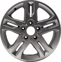 5- Spoke aluminum rim design 