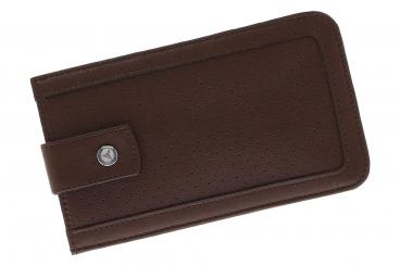 Collection, sleeve for iPhone® 7, brown, cowhide/viscose 