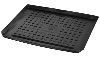 Accessoire bac de coffre noir à bords plats 